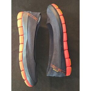 Crocs Ballet Flats Women's Size 9 Comfortable Navy Blue & Red‎ Shoes